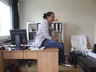 Bei Irina Rebbe gibt es keine steife Gesprächs-, sondern Wohlfühlatmosphäre. Foto: SMMP/Hofbauer