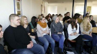 Bei der Veranstaltung erhielten die Schülerinnen und Schüler viele Infos über Auslands-Aufenthalte. Foto: SMMP/Fiebig