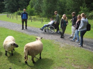 Der Wildpark Vosswinkel bot auch Gelegenheit, Tiere näher zu betrachten. Foto: SMMP/Hofbauer