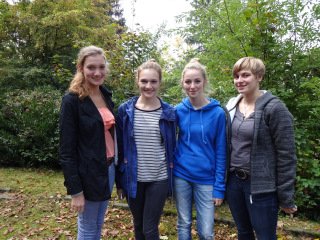 Saskia Koerdt, Sina Basse, Hanna Hünnies und Nina Julius (v.l.) planten die Rallye. Foto: SMMP/Schweda