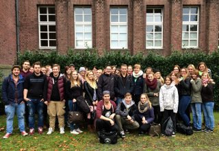 Die Klassen FHR-O3 und -O4 informierten sich an der katholischen Hochschule Paderborn. Foto: SMMP/Sydow